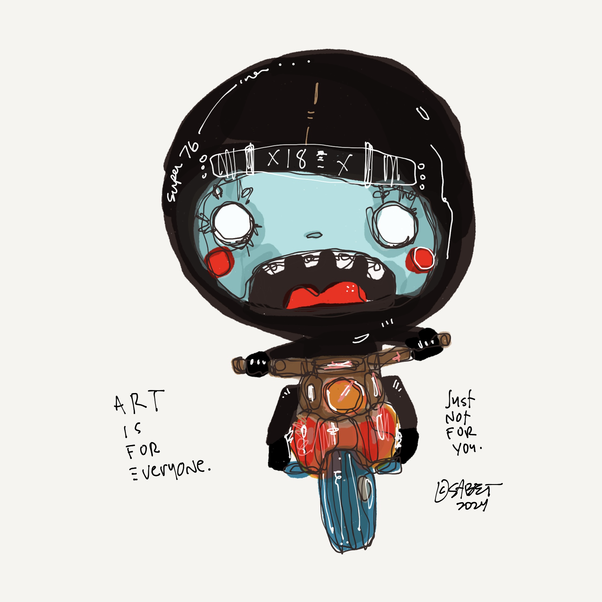 Monster Art 🔴 Tokyo Punks by Sabet