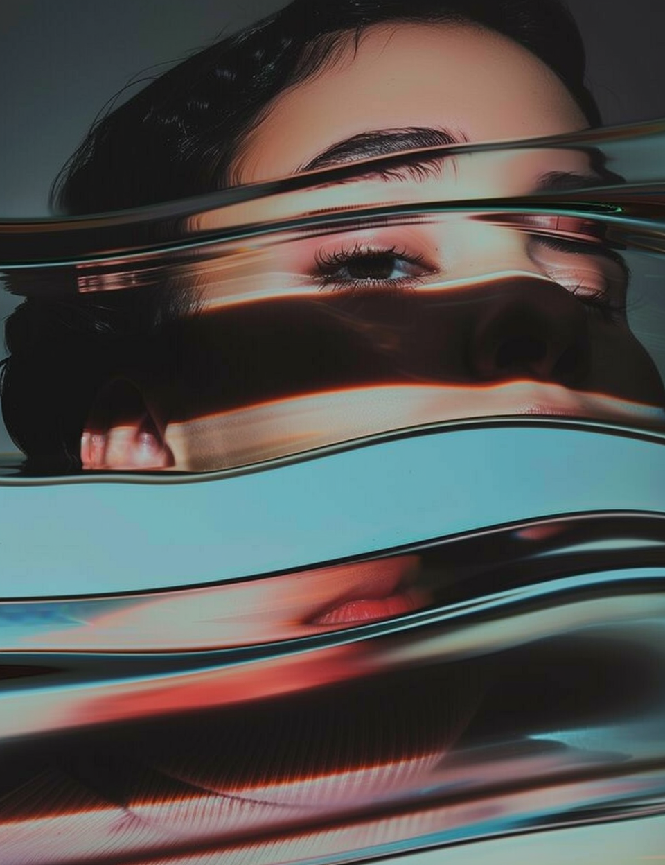 A faithless reflection in the mirror.