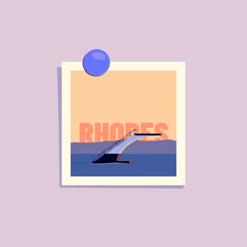 Carte Postale: Rhodes