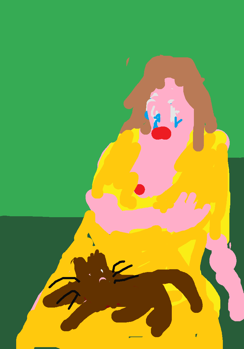 Woman and Cat
