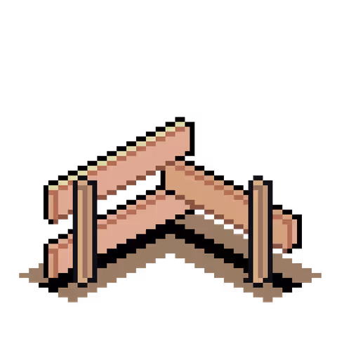 Wooden Fence Corner Top