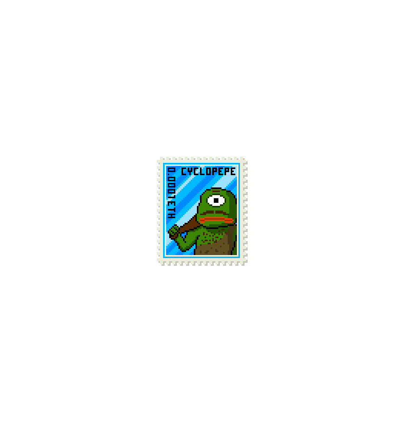 Pixel Stamps - CYCLOPEPE