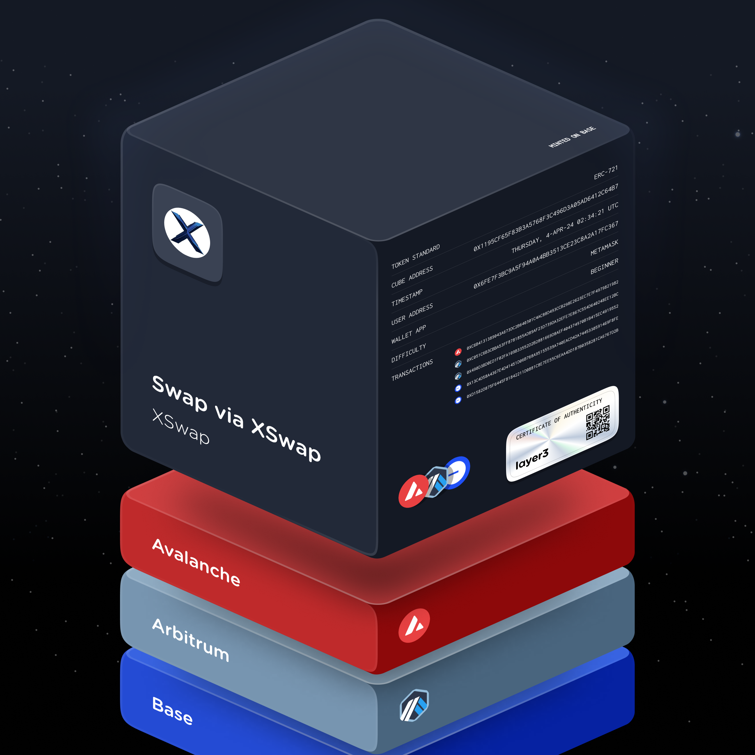 Swap via XSwap