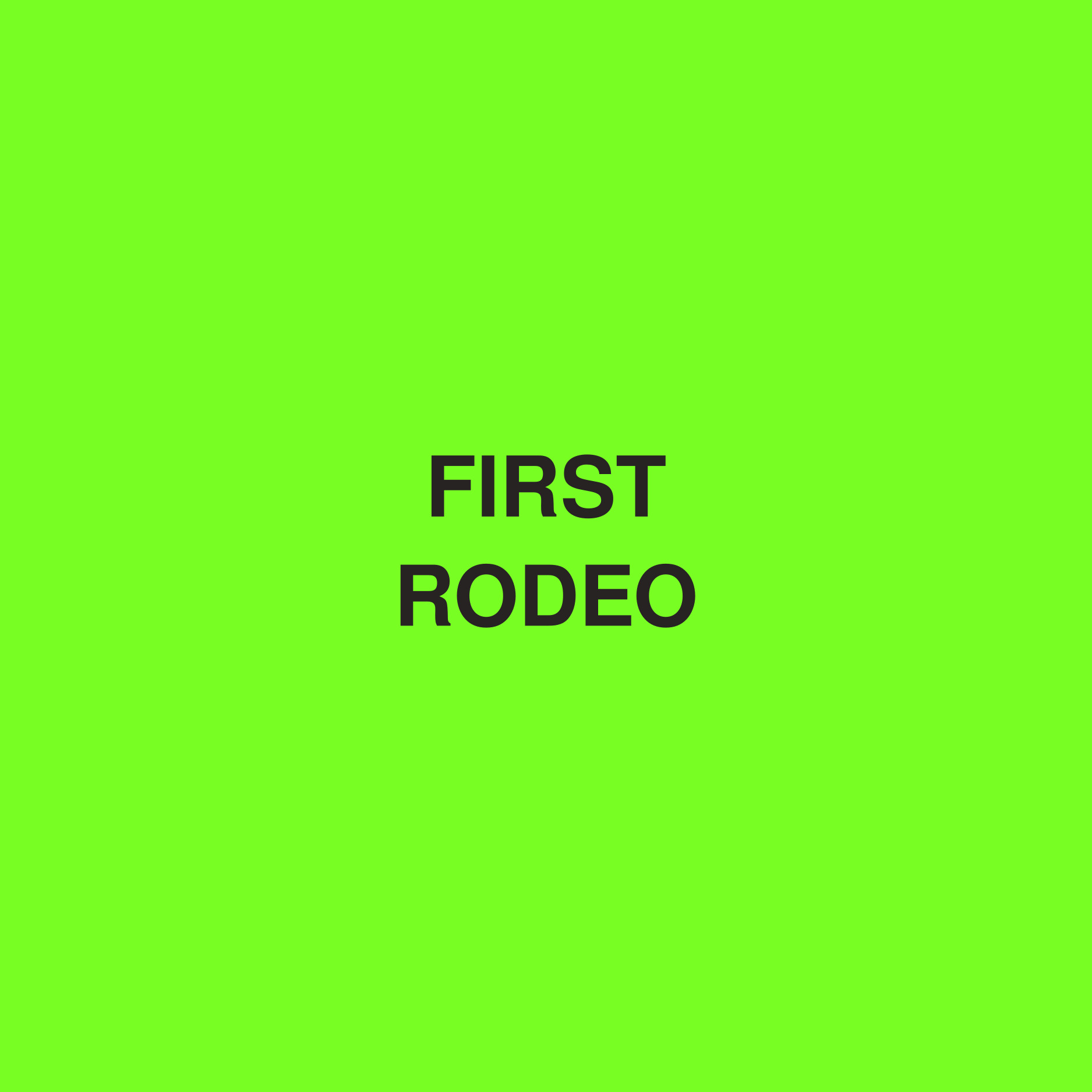 𝗙𝗶𝗿𝘀𝘁 𝗥𝗼𝗱𝗲𝗼 · Colors + Words