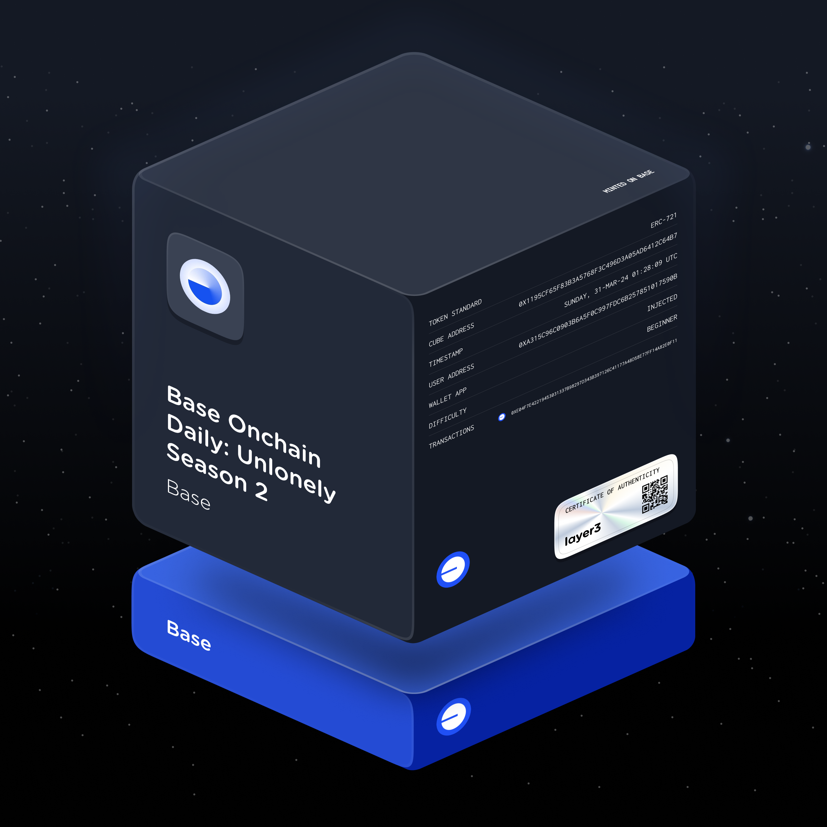 Base Onchain Daily: Unlonely Season 2