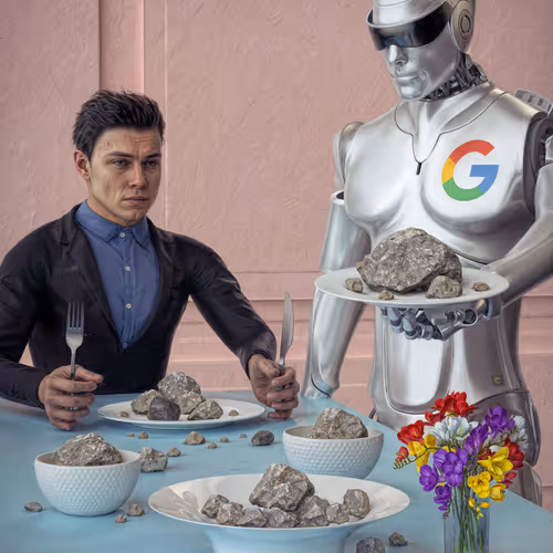 GOOGLE SERVING UP SOME DELICIOUS ROCKS
