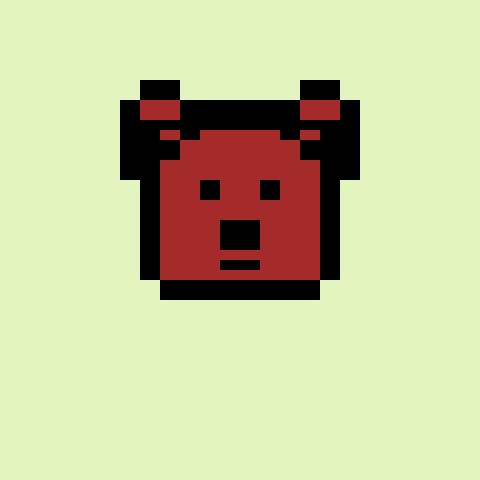 Pixel Bear #67993