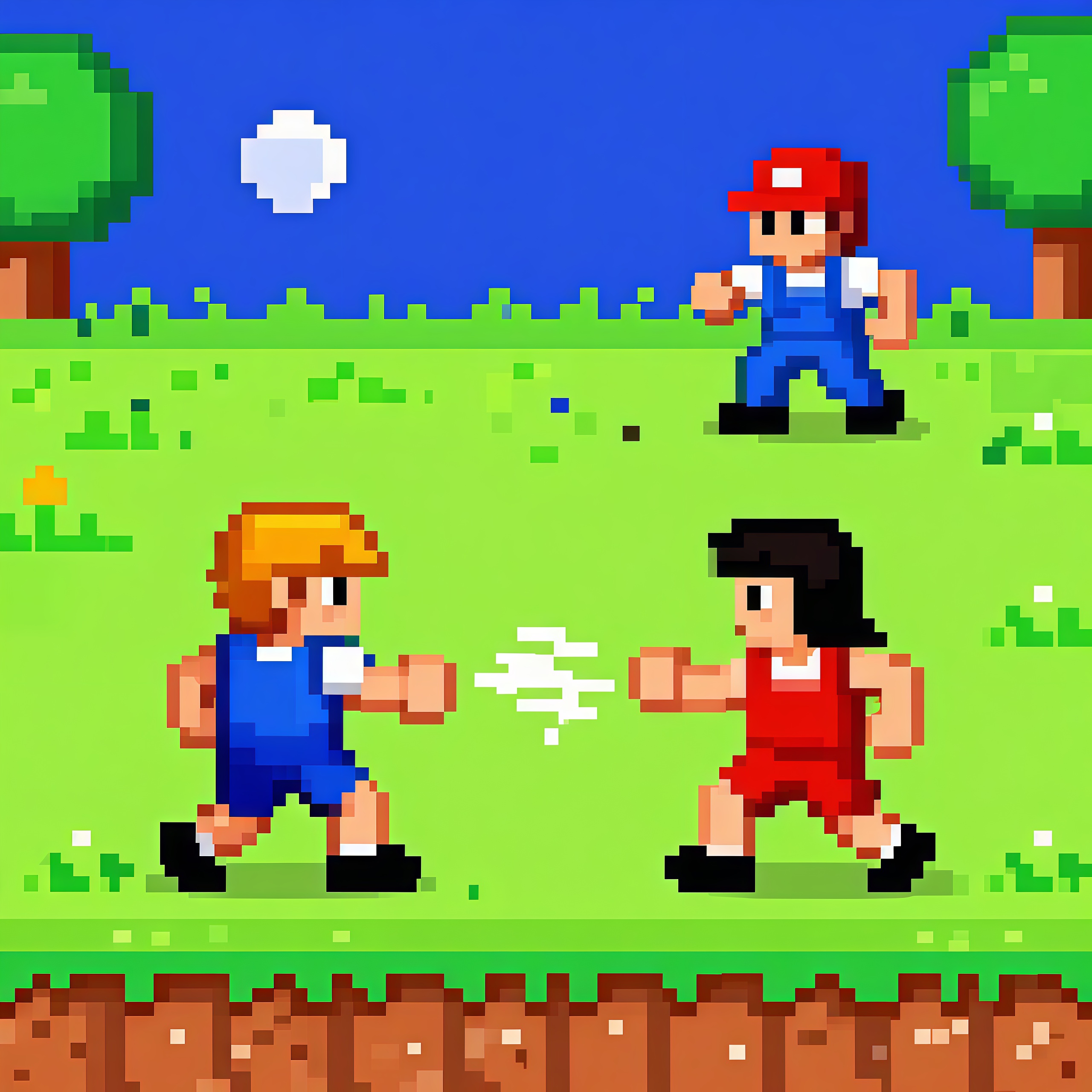 Pixel fight