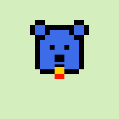 Pixel Bear #47359