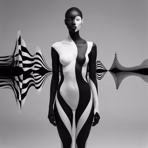 B&W Waves - Beginning and the end