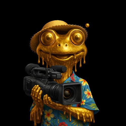 Golden Cameraman Frog