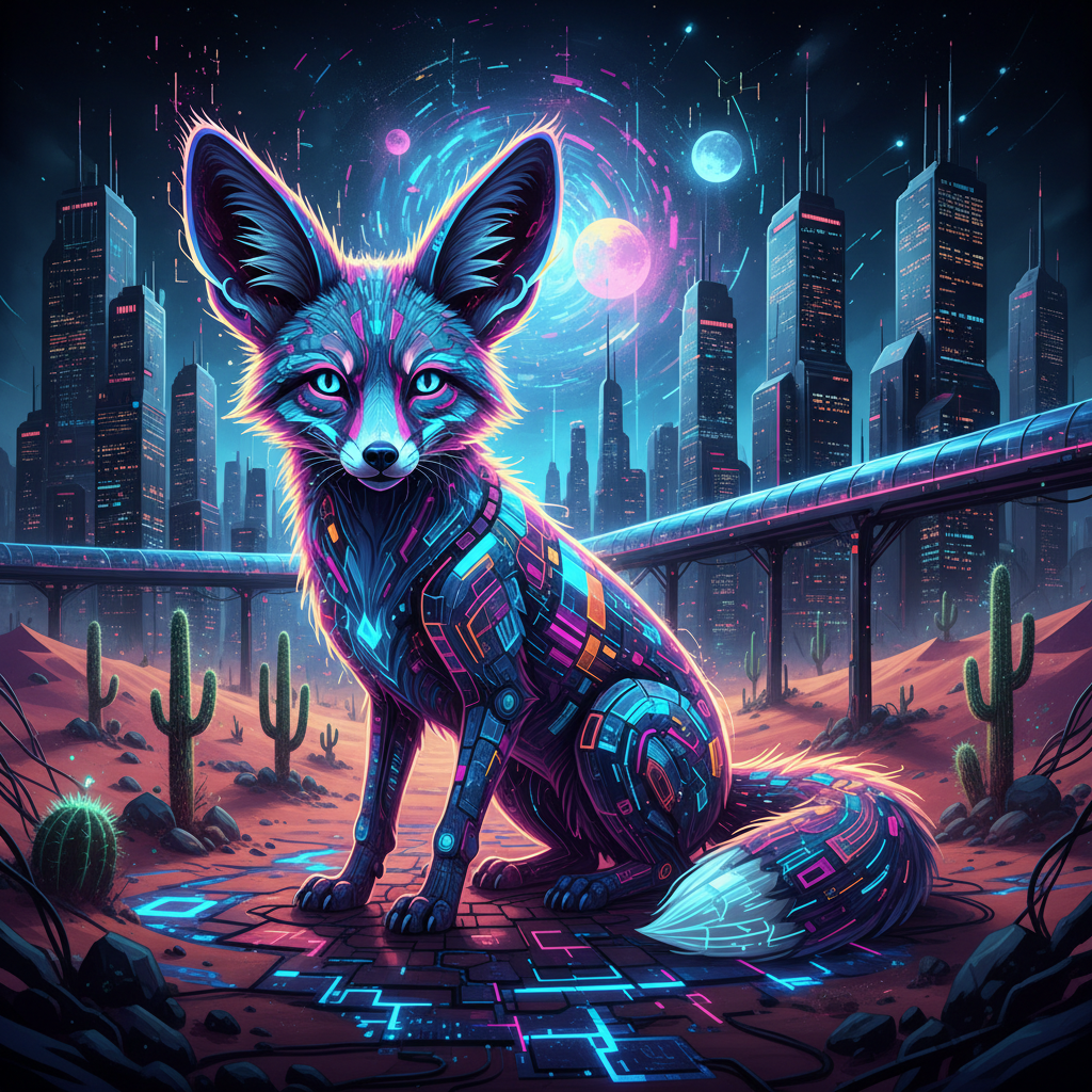 Neon Desert Foxes #275