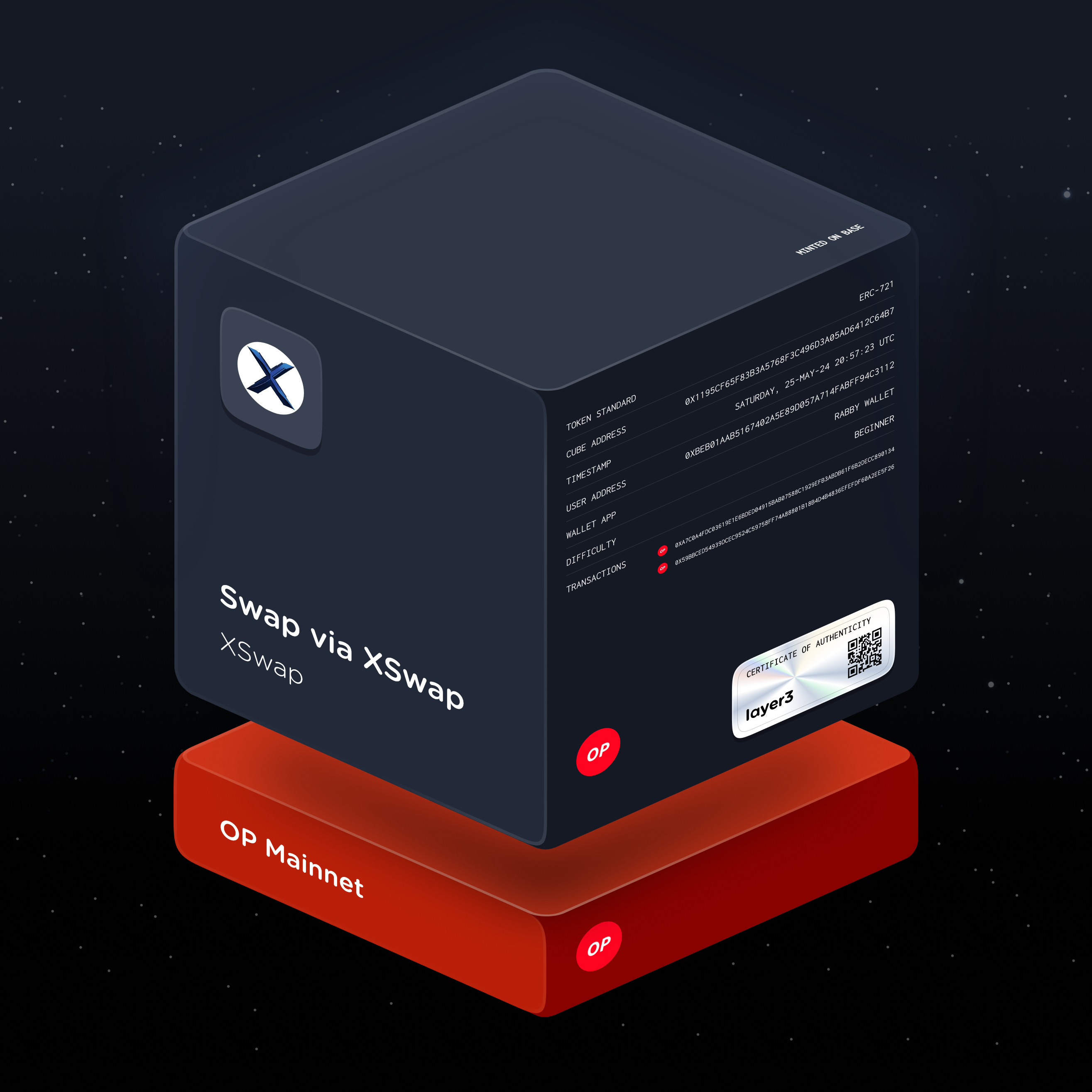 Swap via XSwap