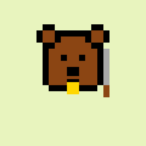 Pixel Bear #53840
