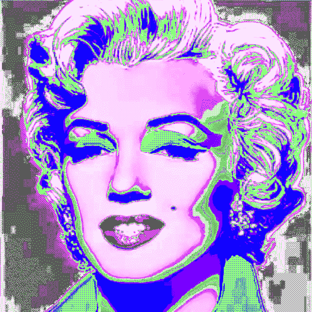 Glitchy Monroe A3