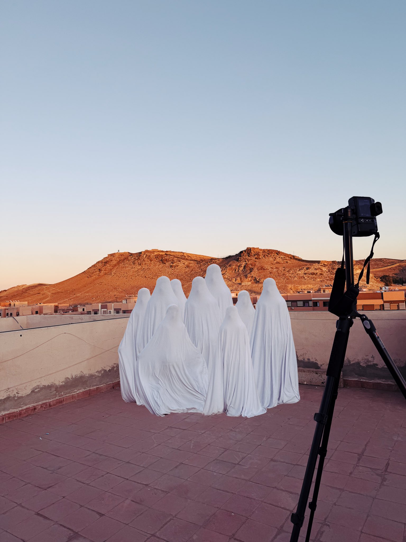 Bts from my last shoot