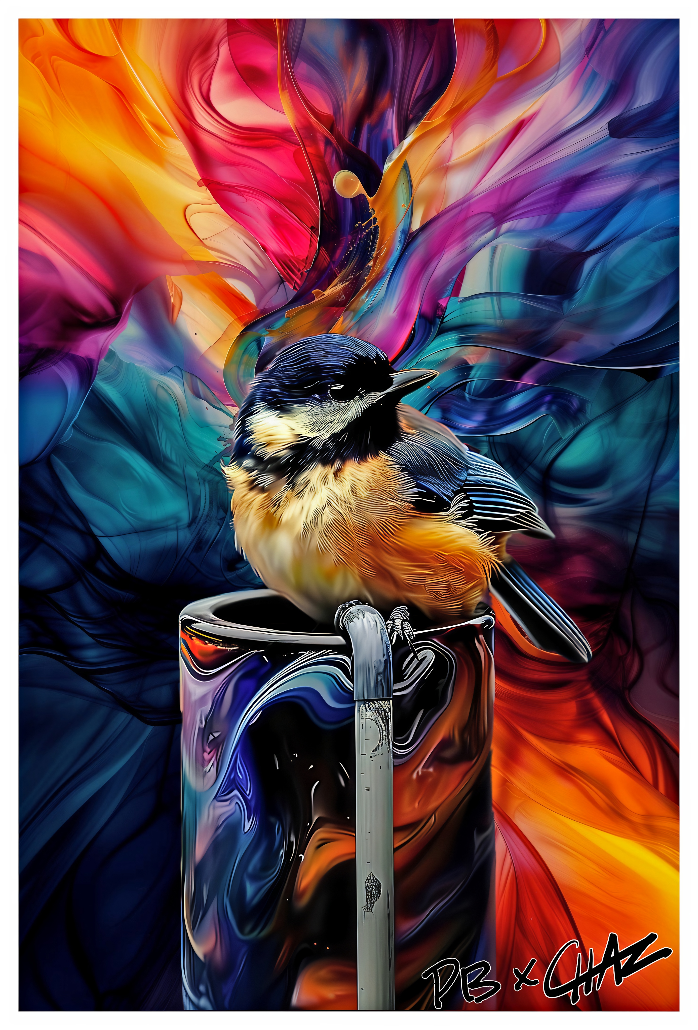 Vibrant Tit