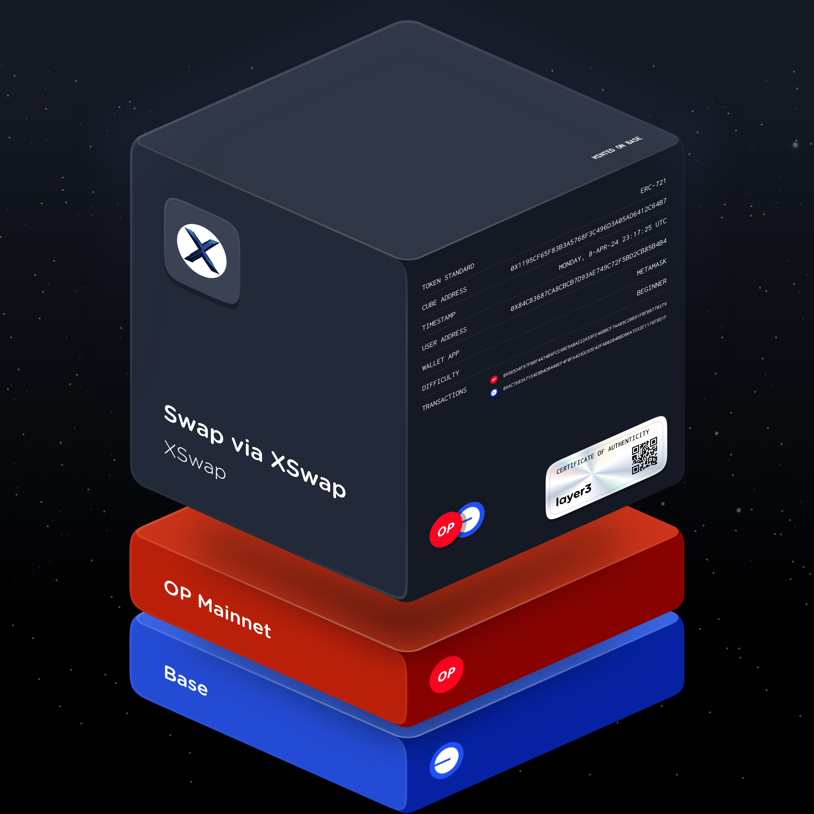 Swap via XSwap