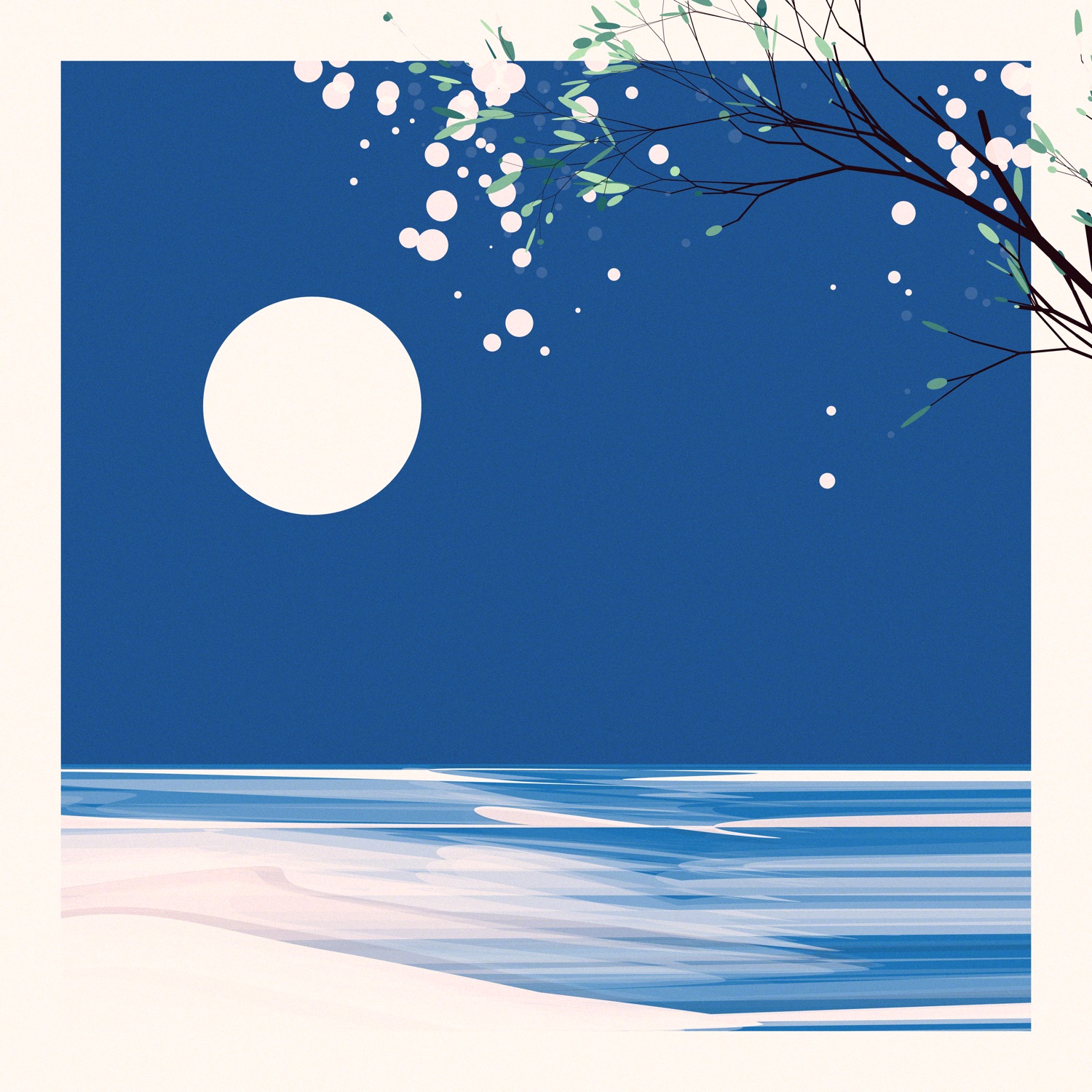 The Blossoms Behind the River