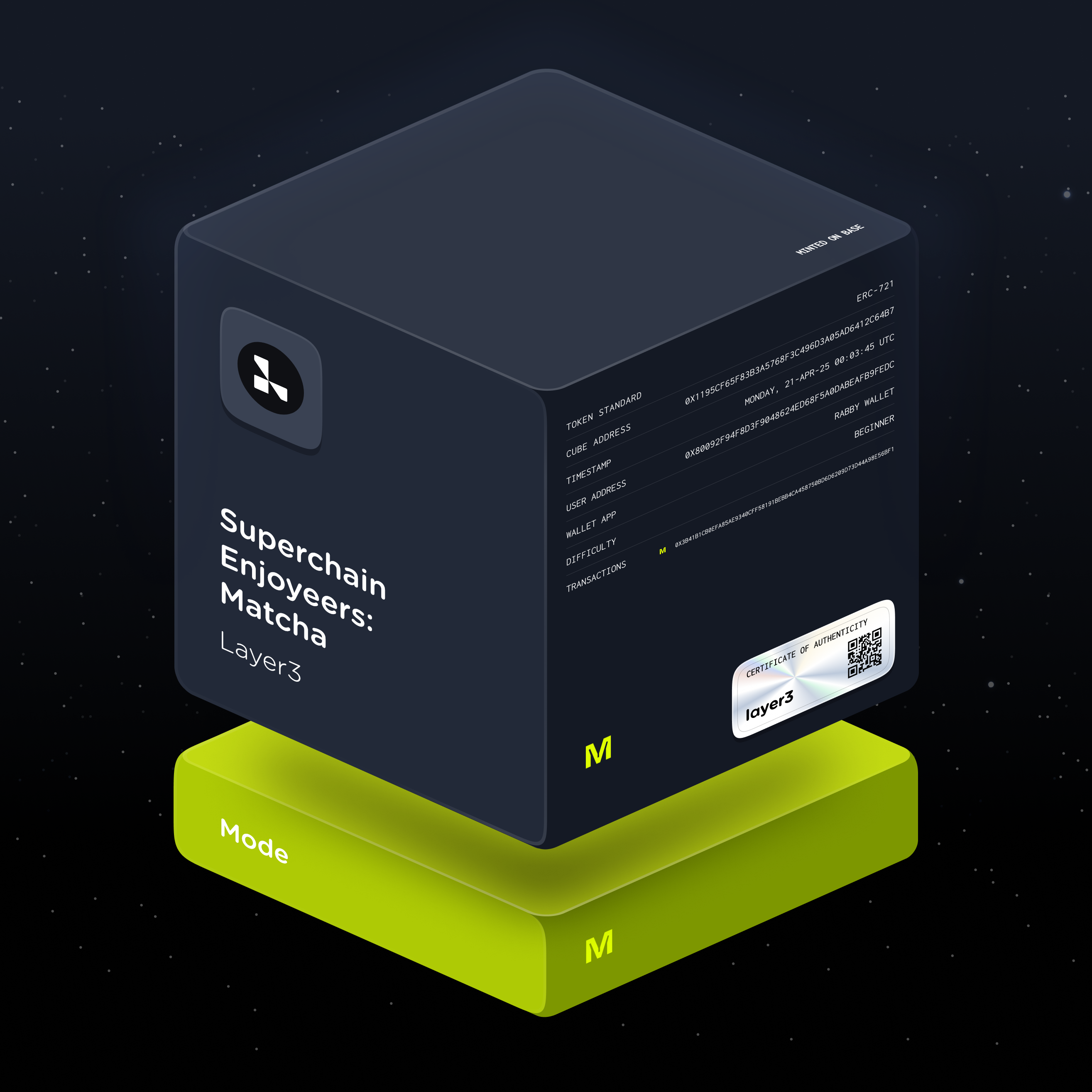 Superchain Enjoyeers: Matcha