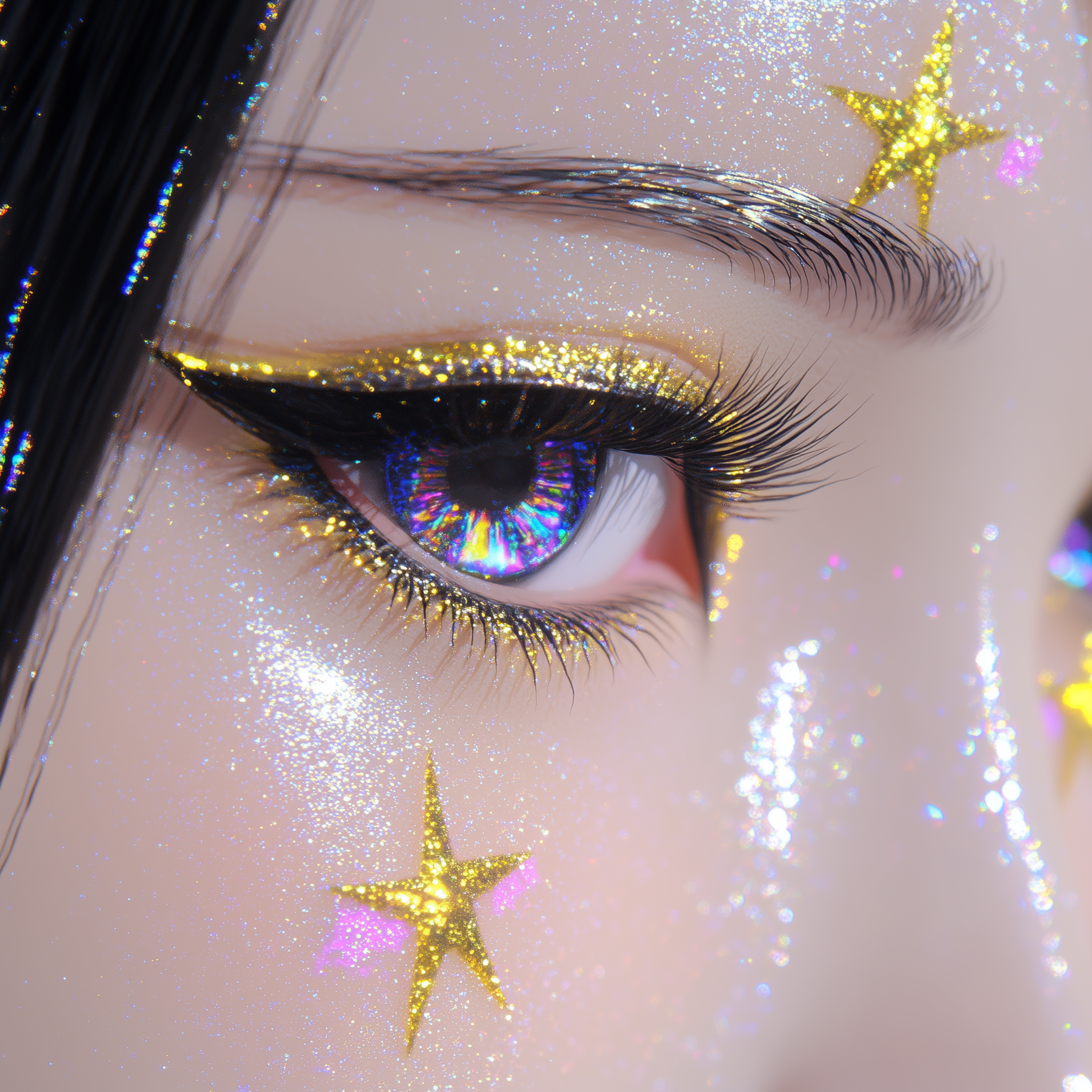 Star-glittered Skin