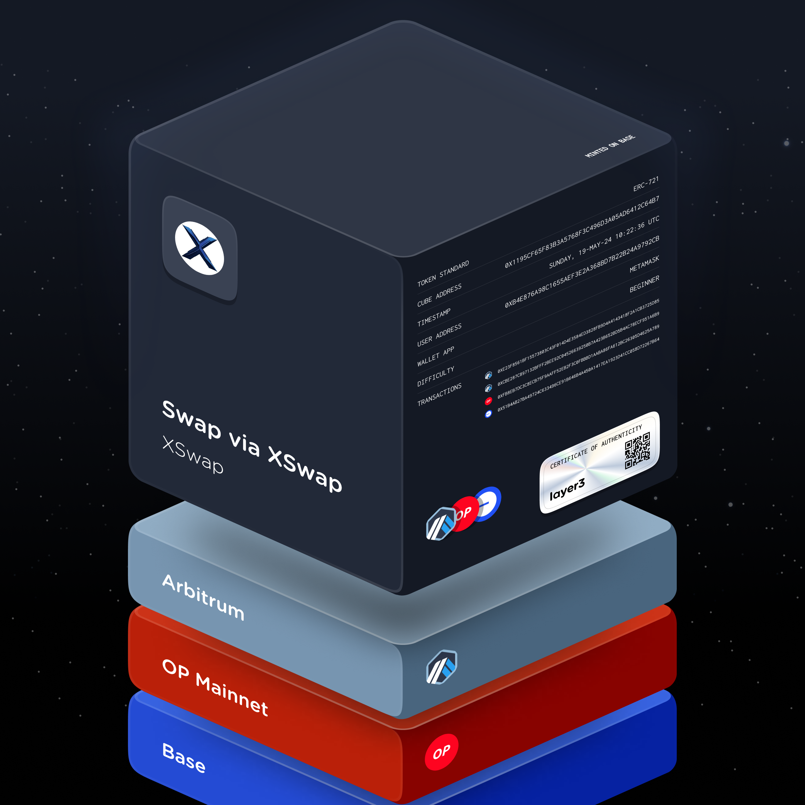 Swap via XSwap