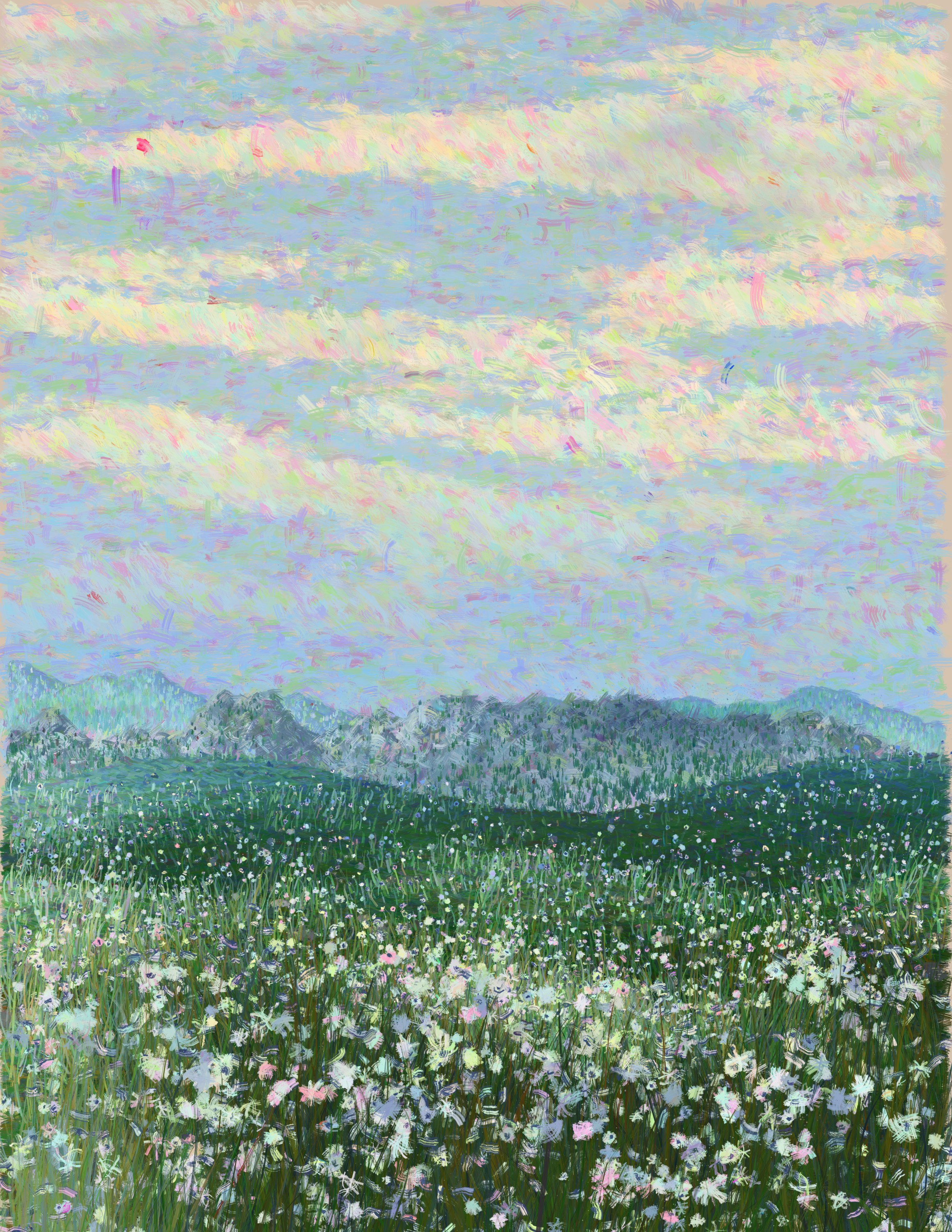 White Flower Field