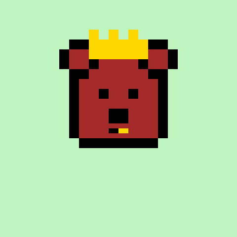 Pixel Bear #53632