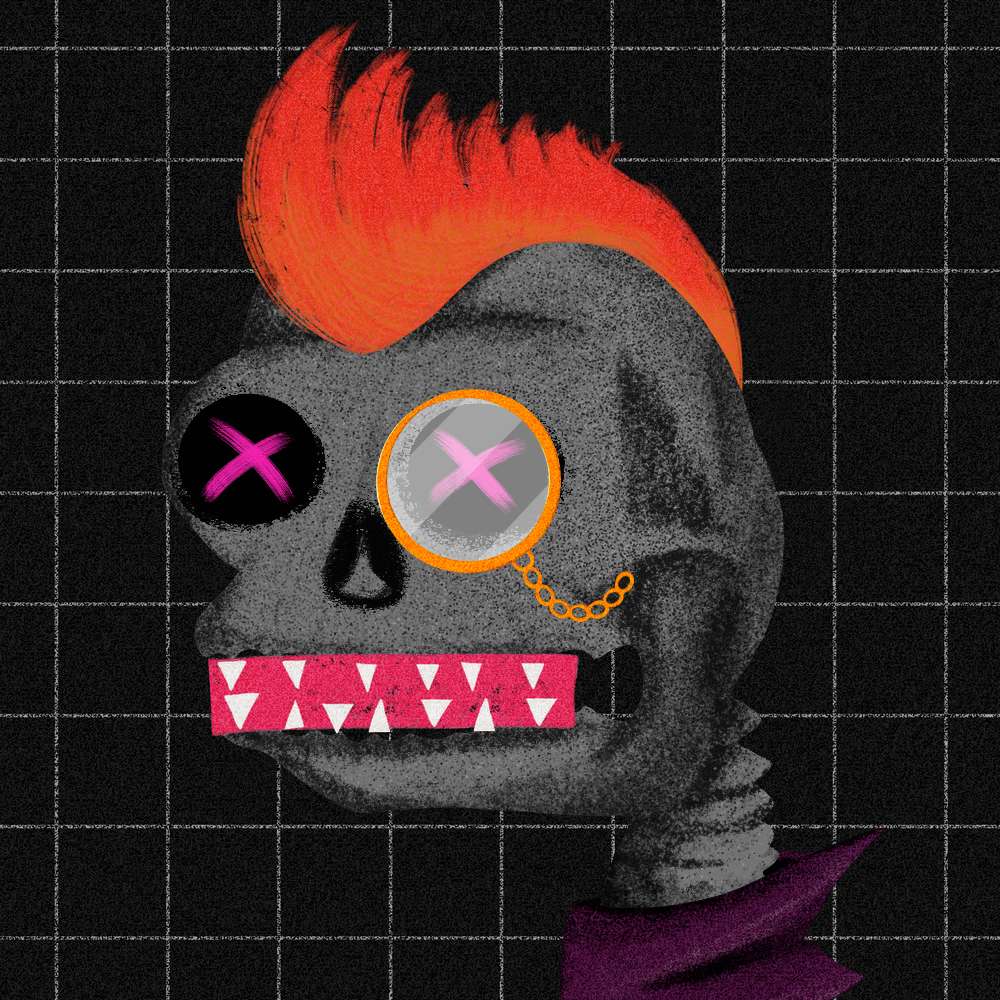 Skull P3P3 #2545