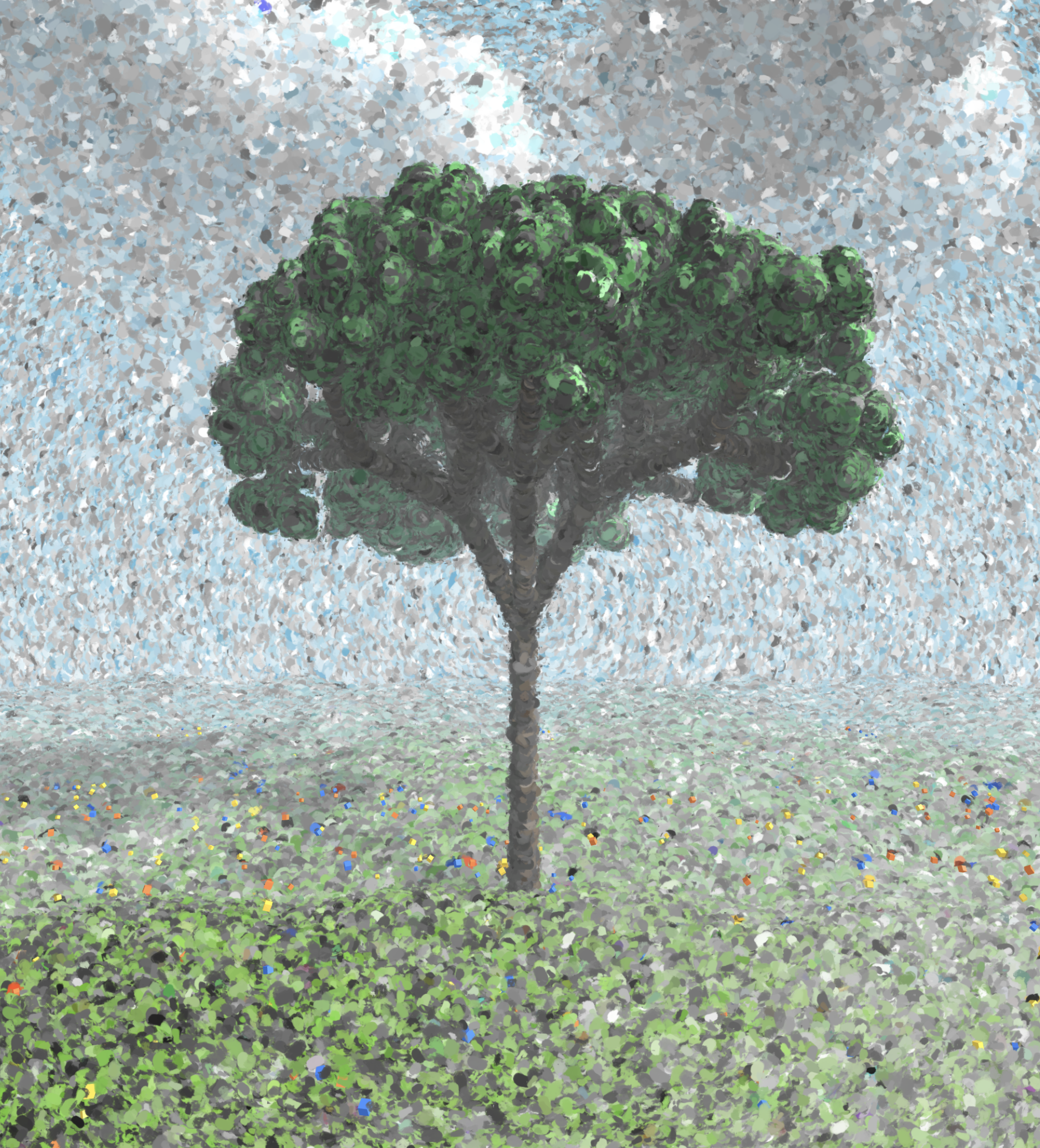 The first tree