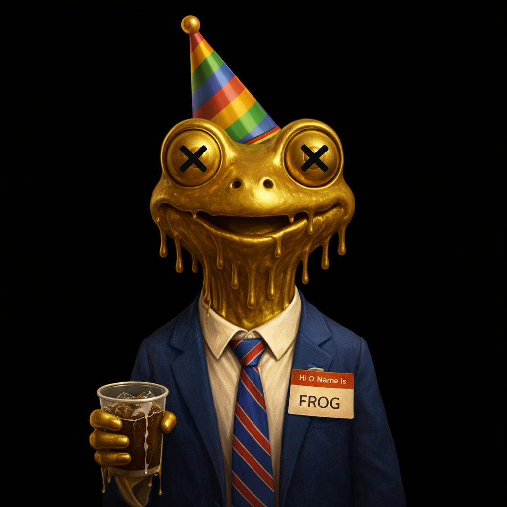 Golden Party Frog