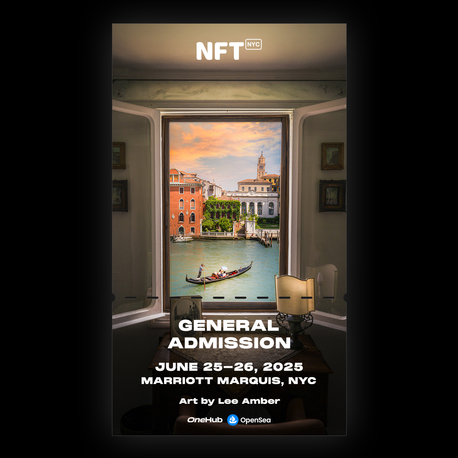 NFT.NYC 2025 - OpenSea Artist Series NFT Ticket #11/100