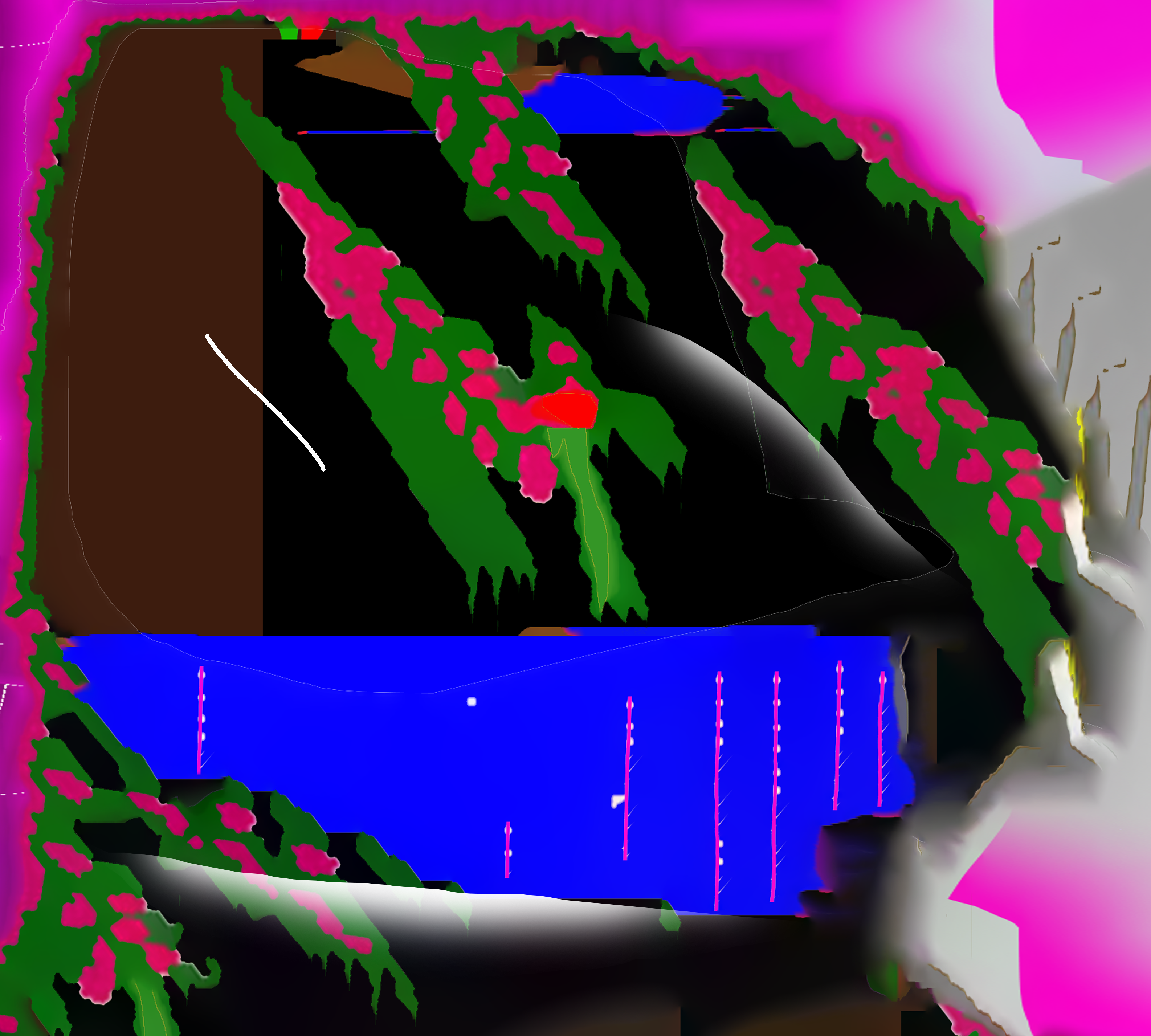 entre plantas