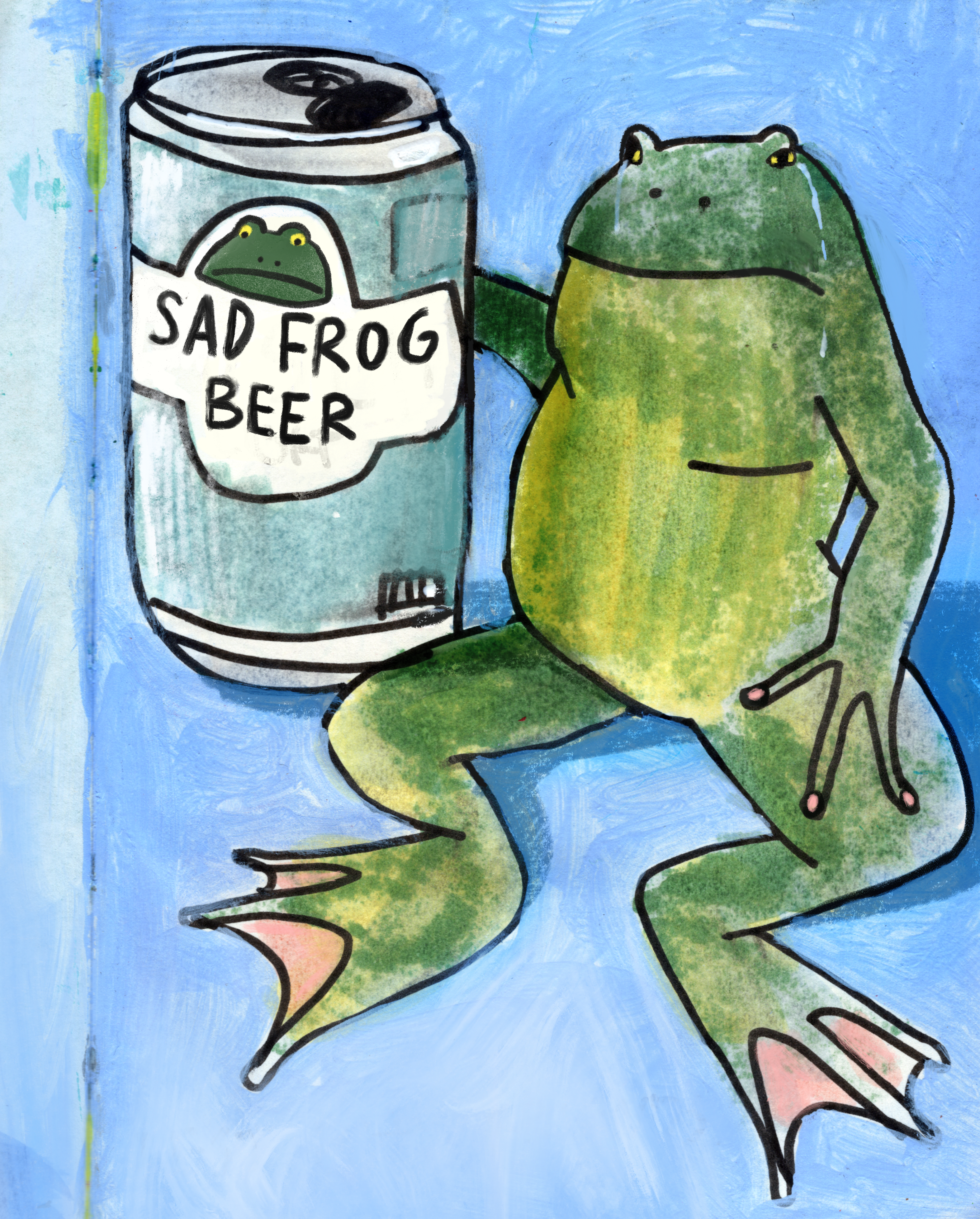 Sad Frog Beer