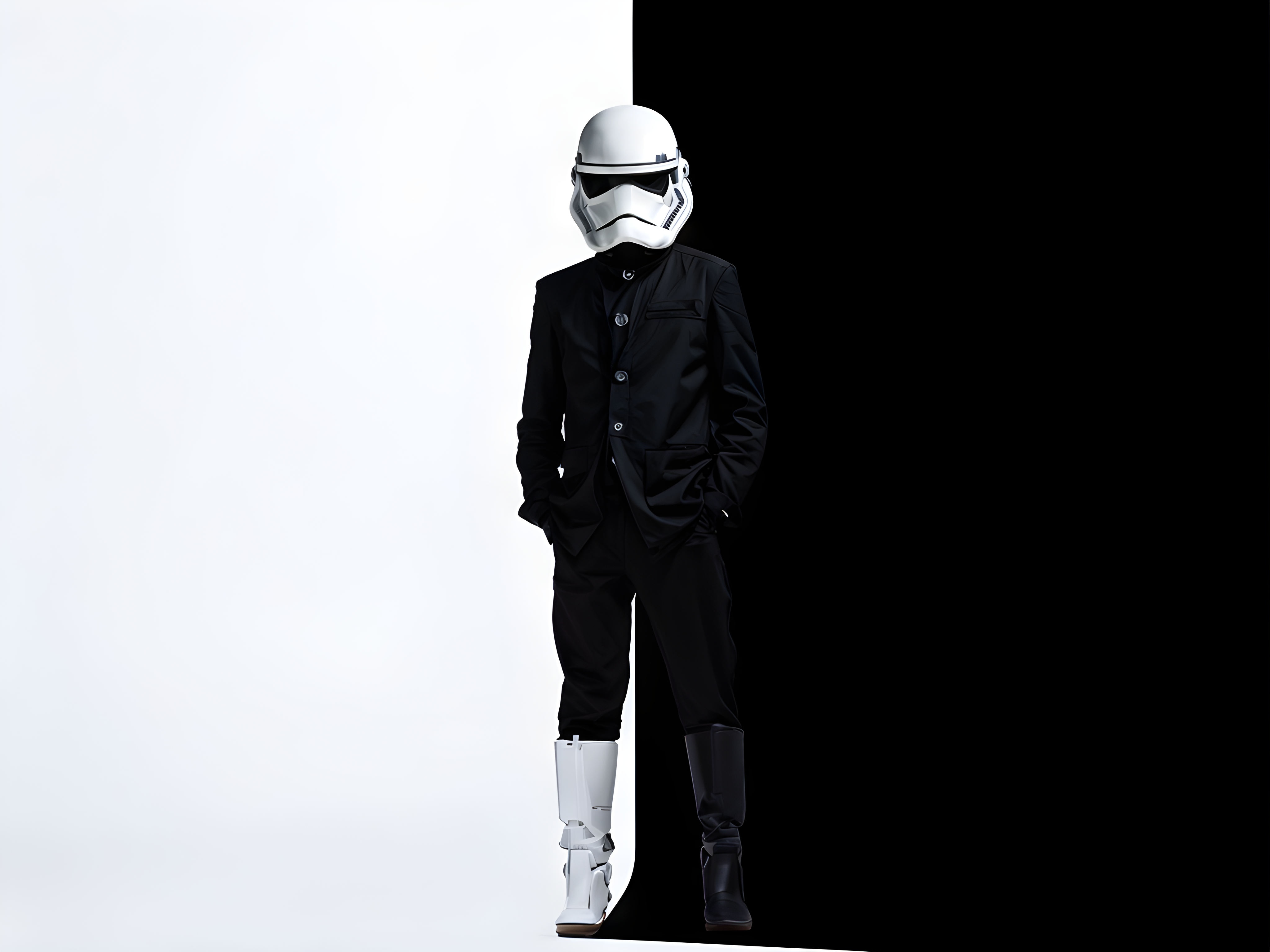 Black & white