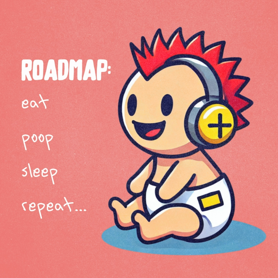 eat, poop, sleep, repeat