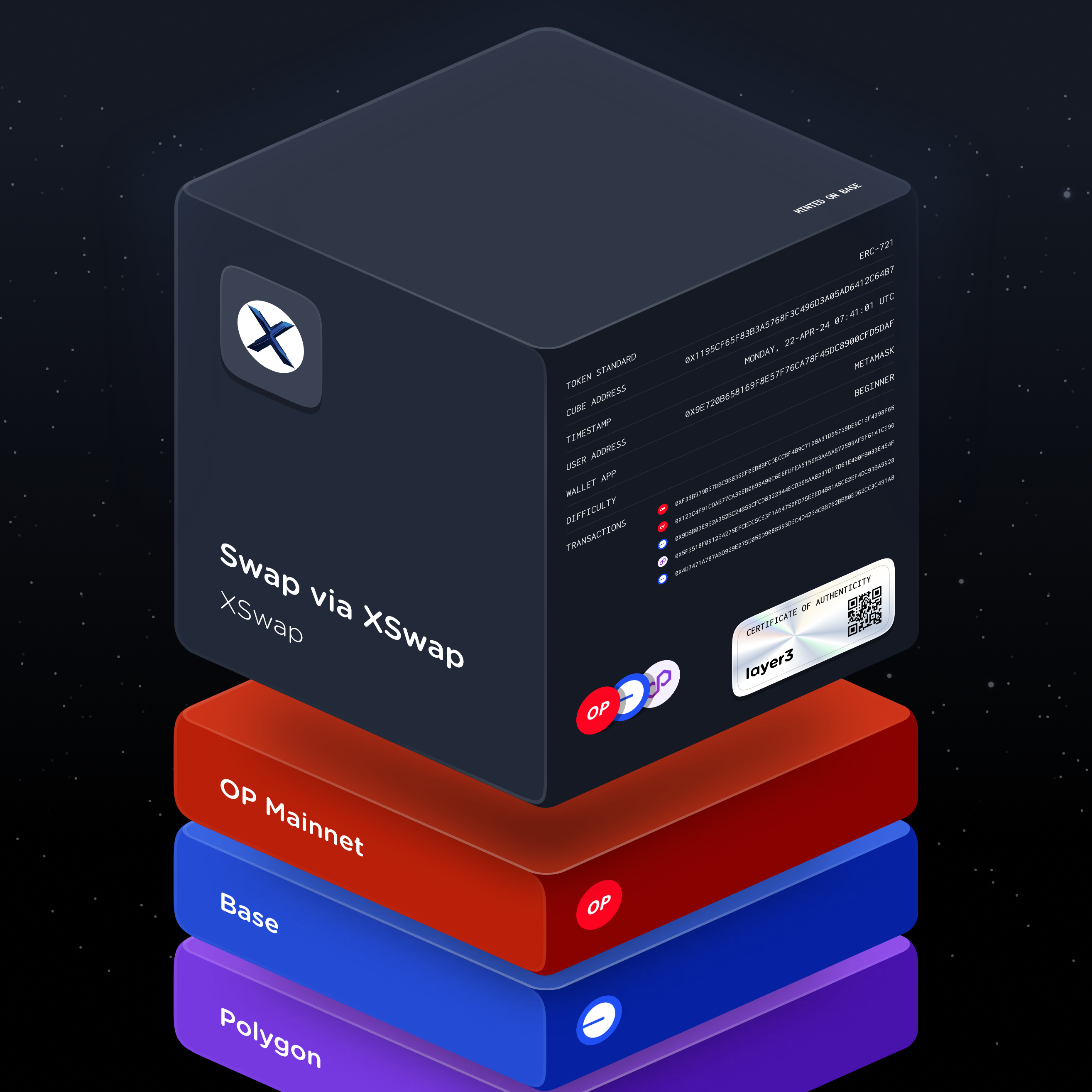 Swap via XSwap