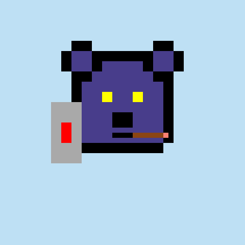 Pixel Bear #2923