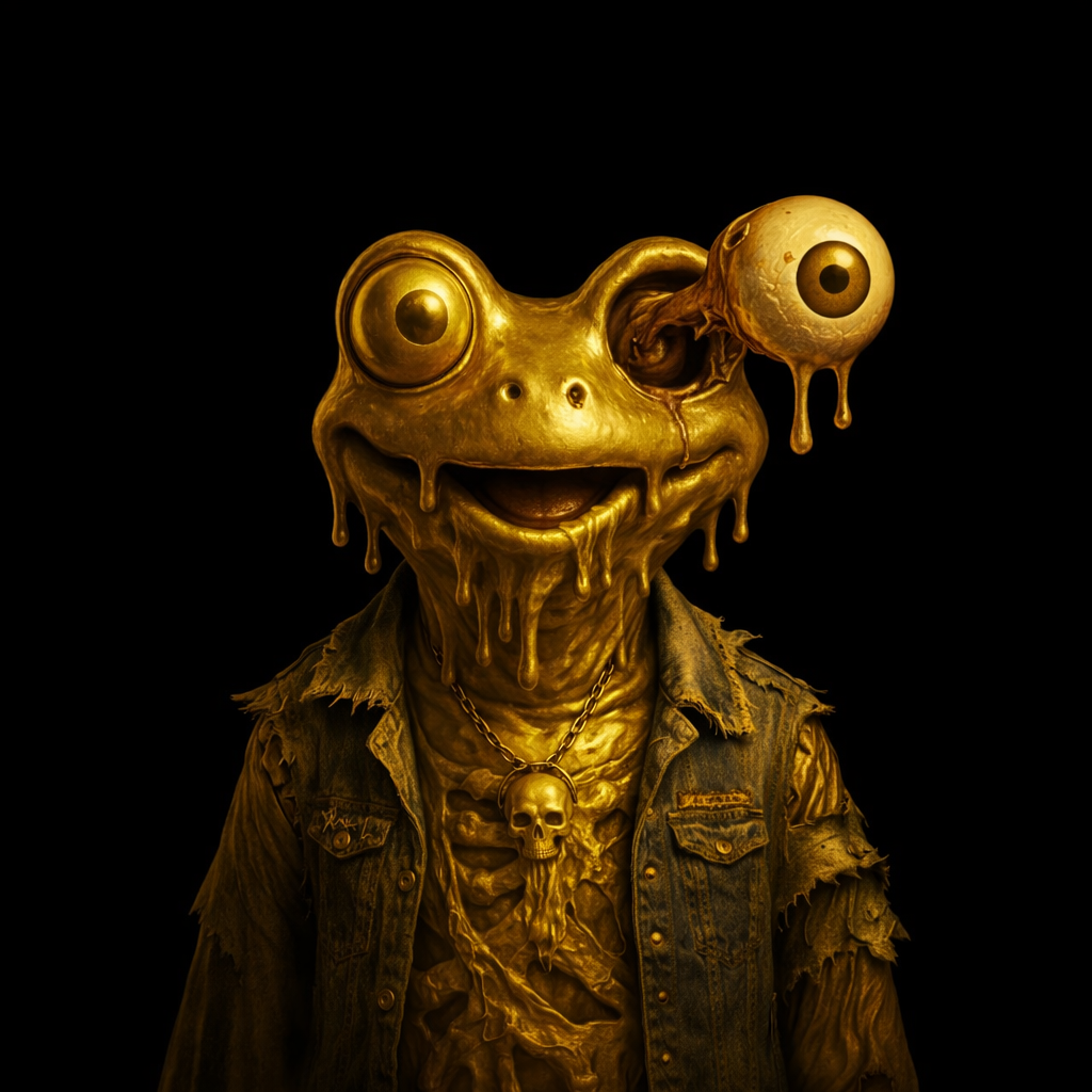 Golden Dripping Frog