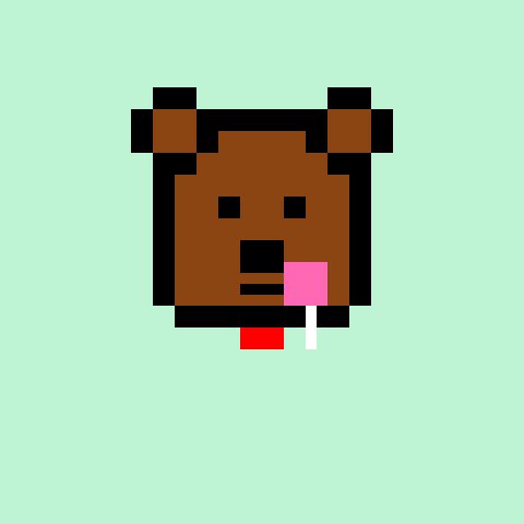 Pixel Bear #53589