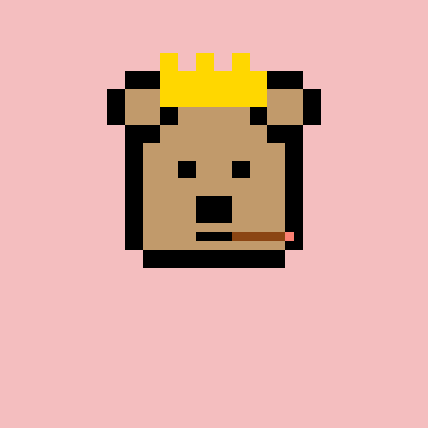 Pixel Bear #63754