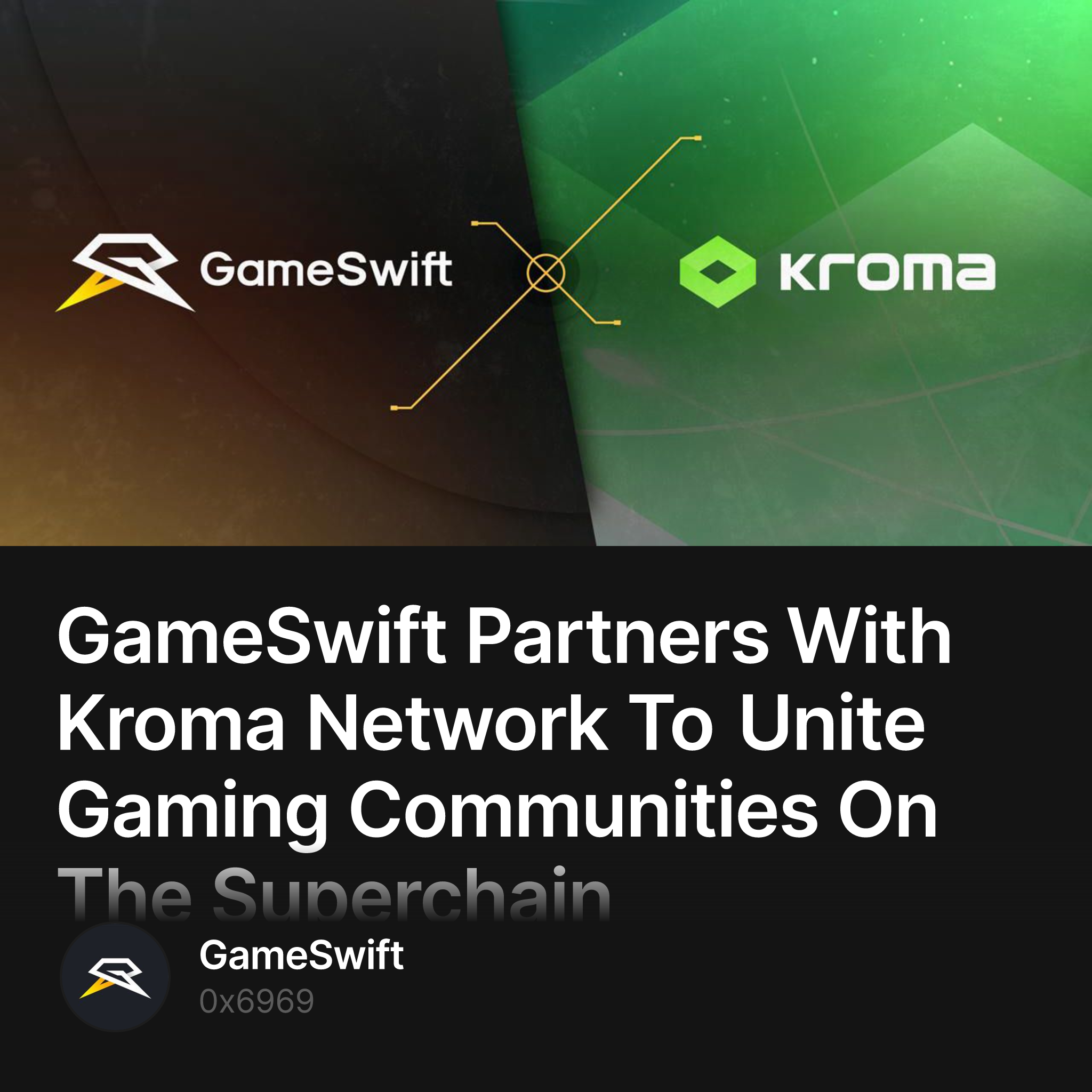 GameSwift Partners With Kroma Network To Unite Gaming Communities On The Superchain 356