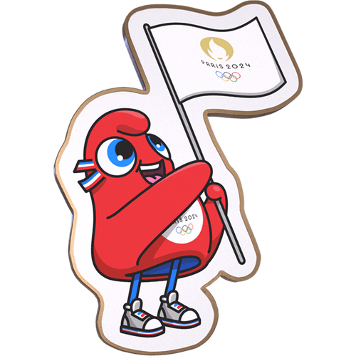 Olympic Games Paris 2024 Phryge Mascot - Flag