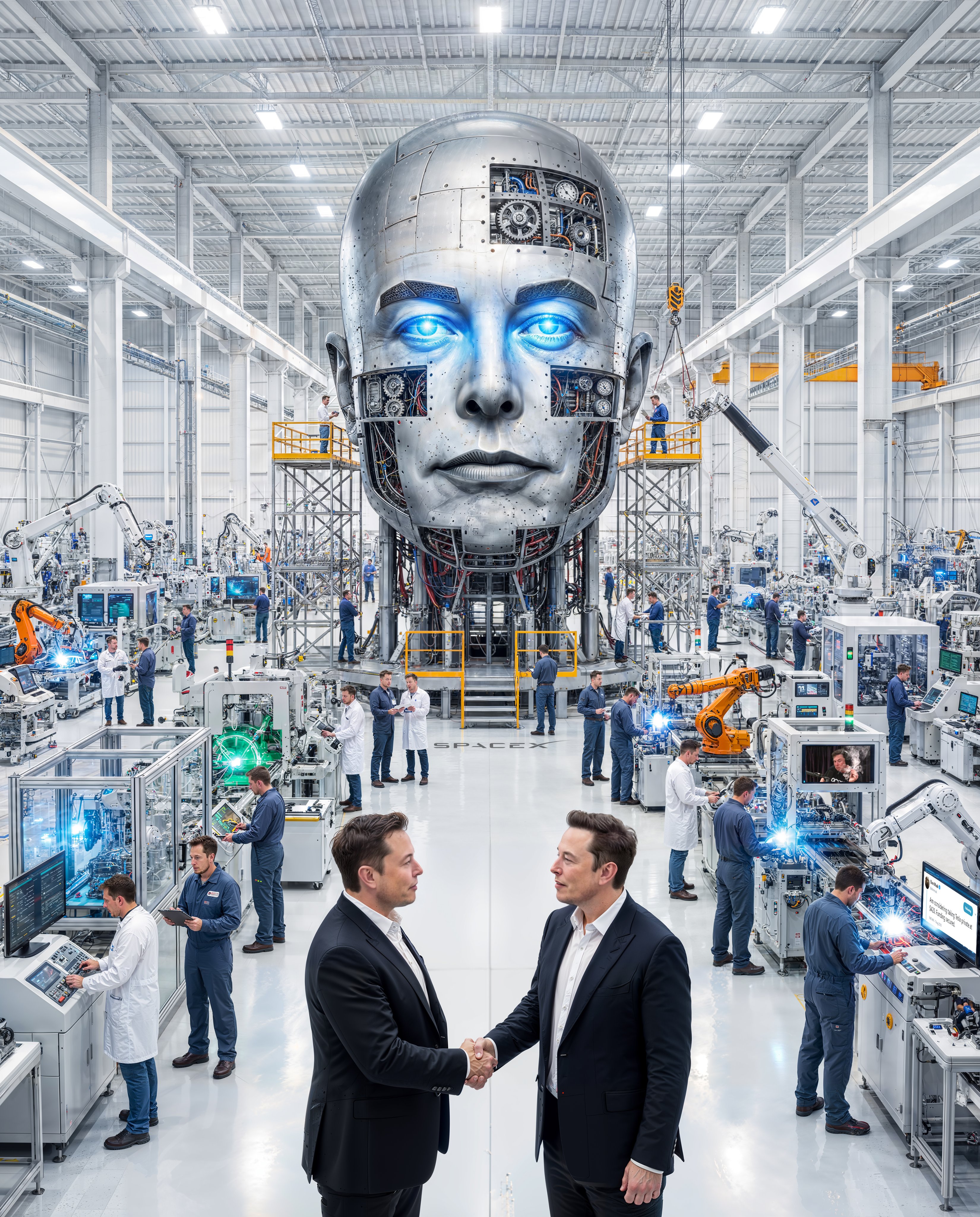 ELON ACQUIRING ELON TO BUILD A SUPER ELON