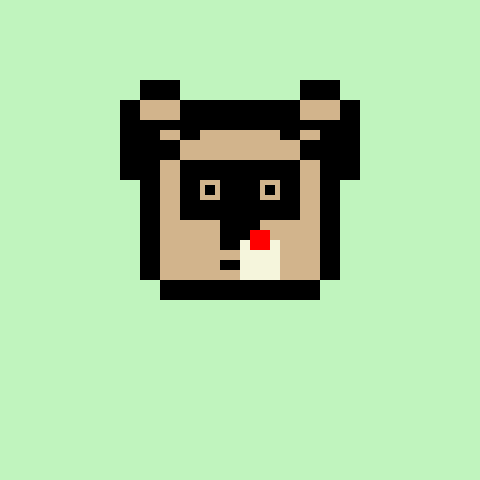 Pixel Bear #64571