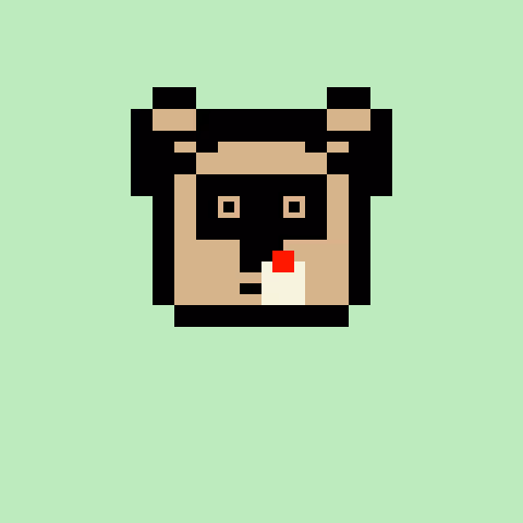 Pixel Bear #64571
