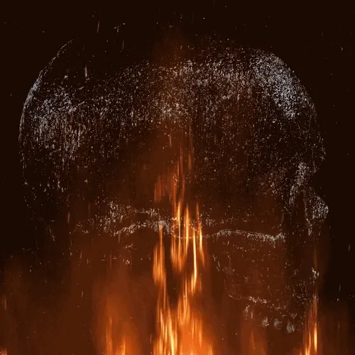 Great Flame skull
