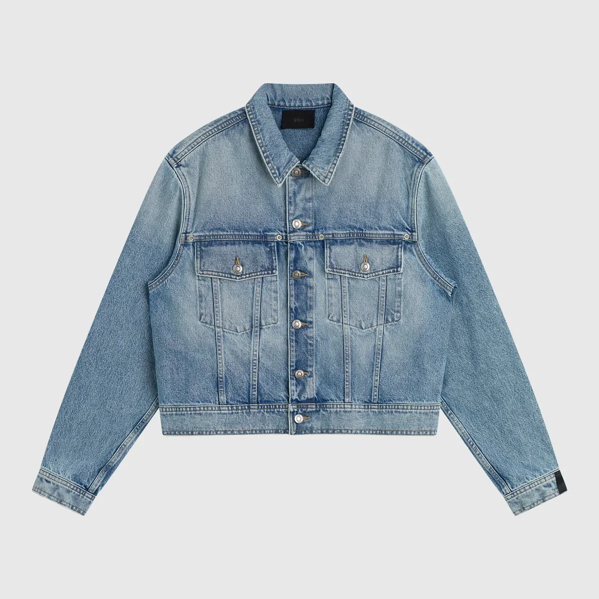 9DCC ESSENTIAL WASHED INDIGO DENIM TRUCKER #22