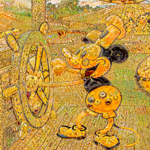 Steamboat Willie Made Out of Pikachus