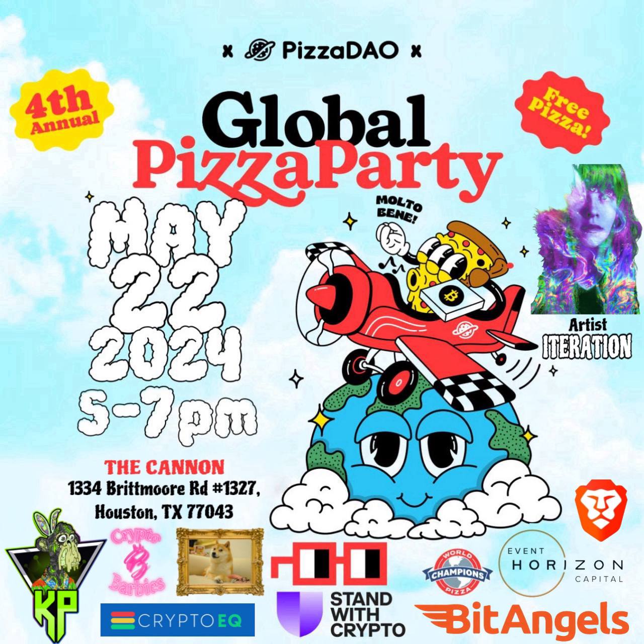 Ticket for Global Pizza Party 2024 Houston